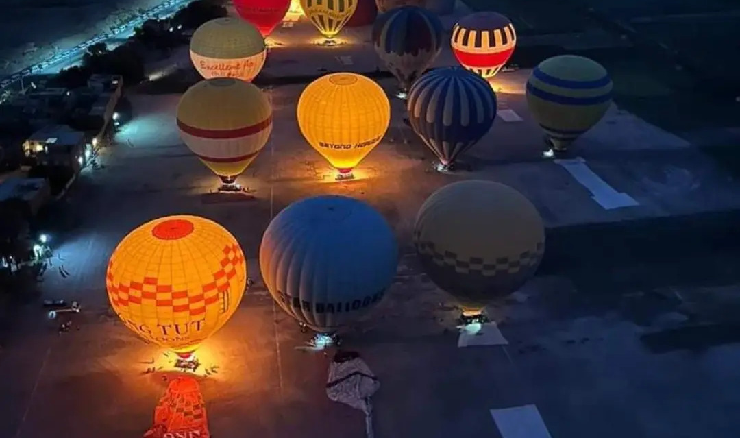Luxor Hot Air Balloon Trip.